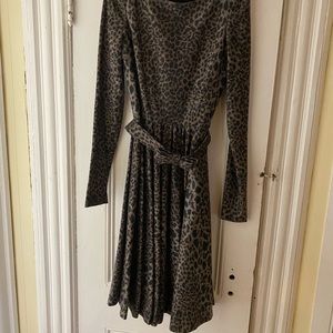 Badgley Miscka Leopard print dress